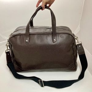 Jack Spade Leather Duffel Bag